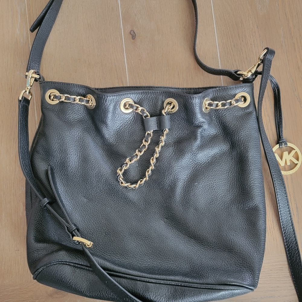 Michael Kors Pebbled Leather Satchel